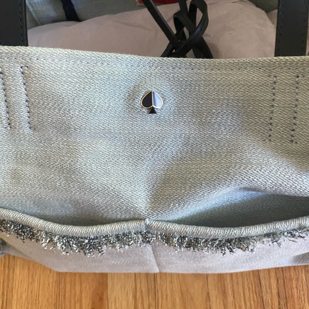 Kate Spade New York Large Sam Denim Tote - Picture 6 of 16